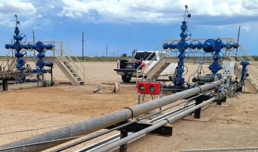 Four horizontal, gas lift, oil wells in Texas protected from downhole scaling ​by ClearWELL™ technology.
